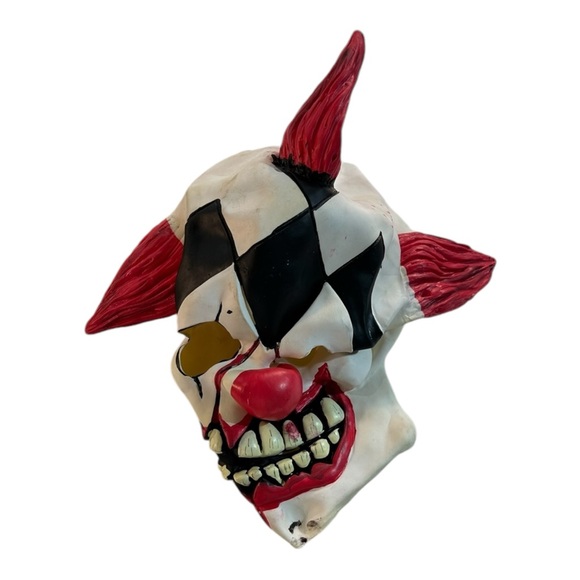 Halloween Rubie's Costume Co. Clown Mask 3/4 Child’s Die Laughing Latex - Picture 5 of 8
